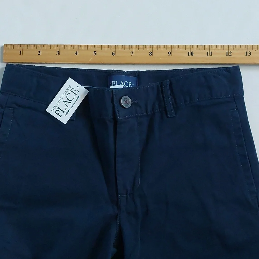 The Children's Place Husky Boys uniform chino Pants adjustable Waist‎ Size 6